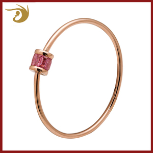 18 K Or <span class=keywords><strong>Rose</strong></span> Plaqué Sexe Cristal Bracelet Femmes, Gros Dernière Conception Indien Multicolore Fil De Soie Bracelet En Ligne - Product Image 1