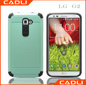 Resistente a caidas 2 en 1 estilo fundas rigidas para celulares LG <span class=keywords><strong>G2</strong></span> - Product Image 1