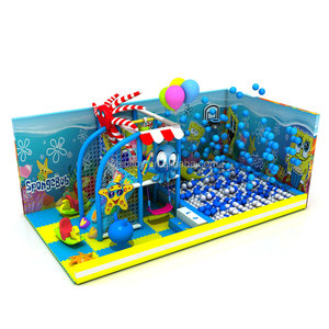 Équipement de terrain de jeux intérieur commercial Jungle <span class=keywords><strong>Forest</strong></span>, grand toboggan et balançoire - Product Image 2