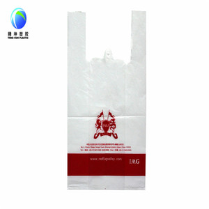 50 Micron A Buon Mercato <span class=keywords><strong>T</strong></span> <span class=keywords><strong>Shirt</strong></span> Sacchetto di Plastica HDPE Usa E Getta su Rotolo - Product Image 5