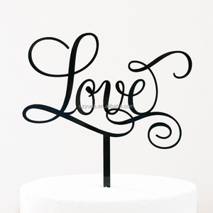 De guión de acrílico de 3mm <span class=keywords><strong>feliz</strong></span> <span class=keywords><strong>cumpleaños</strong></span> pastel Topper oro espejo de Tooper 3mm - Product Image 6
