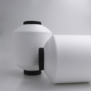 Chất Lượng Cao Nguyên Trắng Polyester DTY 200D/288f + 70D Không Khí Bao Phủ Spandex Sợi Thuốc Tẩy Kháng Chiến - Product Image 2