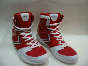 Zapatos lado del ring de boxeo Diablo Alto-Top Botas Kickboxing la gimnasia del <span class=keywords><strong>entrenamiento</strong></span> zapatillas de deporte - Product Image 6
