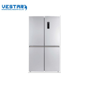 Pie ajustable cuatro puertas lado a lado del refrigerador - Product Image 4