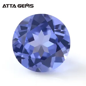 Yttrium एल्यूमीनियम गार्नेट पत्थर के लिए YAG दौर Briant कट ब्लू रत्न हीरा स्थानापन्न