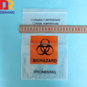 Bolsa de canguro bolsa de plástico LDPE personalizado modelo de riesgo biológico - Product Image 4