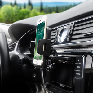 Support de téléphone portable pour fente <span class=keywords><strong>CD</strong></span>, appareil robuste, avec Design une poignée, mains-libres, Compatible universel, tous les smartphones, pour <span class=keywords><strong>voiture</strong></span> - Product Image 2