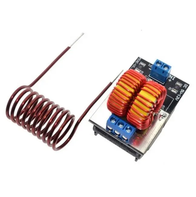 5-12V ZVS Low Voltage Induction Heating Power Supply Module induction heating power supply with Coil