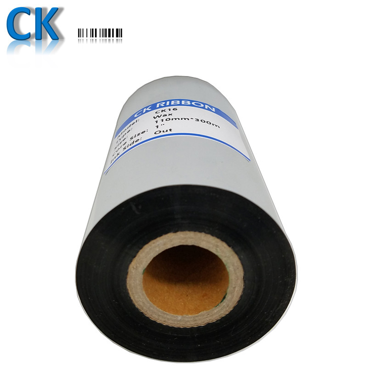 Восковая лента Coditeck CK16, Термотрансферная лента для упаковки и печати, 110 мм * 300 м