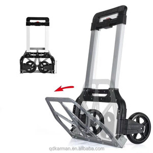 Chất lượng cao nhiệm vụ nặng nề gấp tay xe tải hai bánh xe nhựa hành lý giỏ hàng cho mua sắm và các công cụ vườn xe đẩy ở một mức giá - Product Image 1