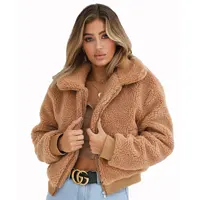 Оптовая продажа 2018 модные пикантные женские зимние теплые шерстяные пальто с отложным воротником (C18723)