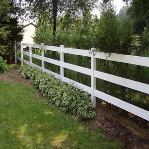 2 หรือ <span class=keywords><strong>3</strong></span> rail PVC ranch รั้ว nice outlook ต่ำราคาคุณภาพสูง, horse paddock/recinzioni ต่อ cavalli - Product Image 4