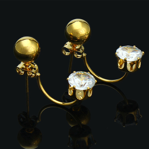 Fashion Design 18k Gold Plated <strong>Earrings</strong> <strong>Tops</strong> - Product Image 4