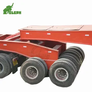 Heavy Duty 4 Axles 70Tons Lowboy Trailer Dolly For Sale