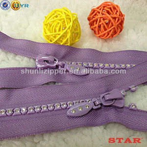매 라인 스톤 <span class=keywords><strong>ycc</strong></span> 지퍼에 함께 높은 품질과 저렴한 가격 - Product Image 1