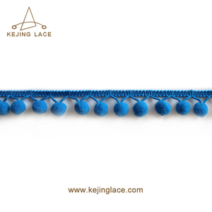100% <span class=keywords><strong>nylon</strong></span> tua <span class=keywords><strong>TRIM</strong></span> Pom Pom rìa cho gối - Product Image 1