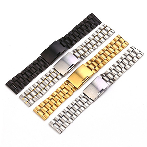 LAIHE <strong>18mm</strong> 20mm 22mm 24mm High Quality Deployment Buckle Stainless Steel Metal Watch Strap Watch Band <strong>Watchband</strong>