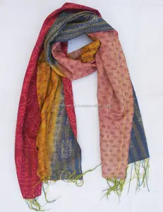 Multicolor Patchwork Kantha Scarf or Stole Wholesale Lot