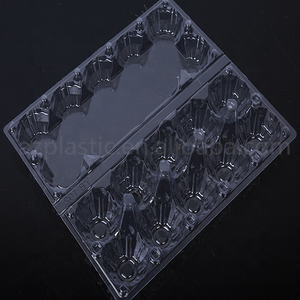 Wholesale Clear 10 Cell Pack Plastic Tray Packaging plastic egg tray blister tray For Chicken Egg