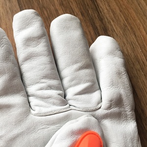 Rindsleder Leder Unzerstörbar Cut Proof Mechanische <span class=keywords><strong>Hand</strong></span> Bohren Handschuhe - Product Image 6