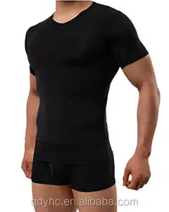농구 스포츠웨어 달리기를위한 도매 구리 압축 셔츠 반팔 남성용 회복 티셔츠