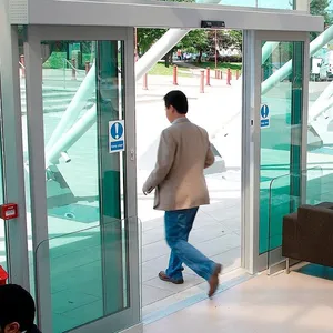 Yüksek kaliteli giriş güvenliği es200 kayar otomatik ön kapı tasarımı