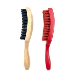 <span class=keywords><strong>Brosse</strong></span> à cheveux ondulée courbée, pour conception de logo personnalisé, accessoire de démêlement pour chevelure, pour commerce en bois, vente en gros, 360, vente en gros - Product Image 5