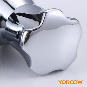Precio barato sola agua fría plateado <span class=keywords><strong>ronda</strong></span> mango <span class=keywords><strong>de</strong></span> zinc lavabo grifo - Product Image 3