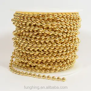 4.5mm Metal Ball Chain In Gold Color