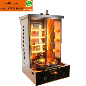 Electric or Gas doner kebab shawarma making machine