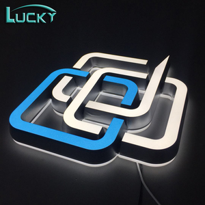 3D Acrílico LEVOU Letras logotipo da empresa Interior iluminado iluminado sinal de negócio - Product Image 2