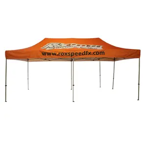 Comercio mostrar personalizar de aluminio pantalla dosel gazebo 6x3