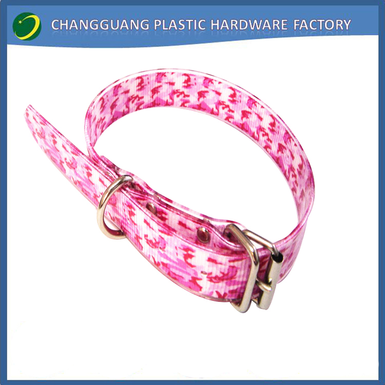 2017 Горячий Дизайн Прочный ТПУ Покрытием Нейлоновые Лямки Металлические Пряжки Для Ошейники Для Собак