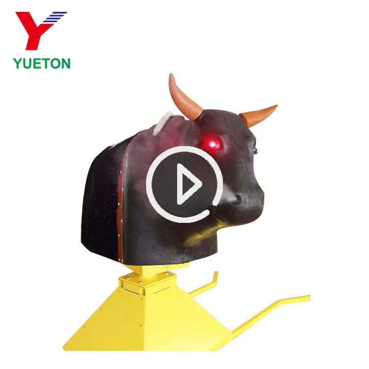 Funfair הטוב ביותר חשמלי מכאני משחק Bull Ride רכיבה צעצועי Jumper מחיר לילדים מכירה