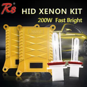 2017 Newest 200W Fast Bright HID Xenon Kits R8 Ballast H4-3 H13 9004 9007 HID Xenon Light