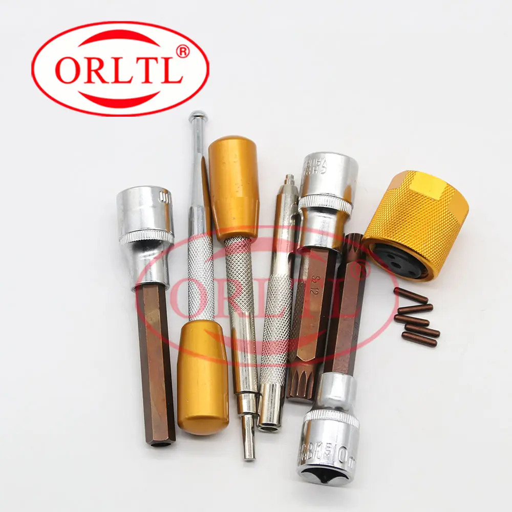 Orltl Assembleren Common Rail Injectoren 8/Pcs Injector Removal Tool 8 Stuks Diesel Injectie Pin Voor Auto