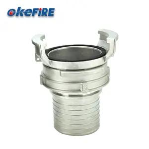 Okefire Aluminum Metal French Type Fire Fighting Hydrant Hose Guillemin Water Pipe Fitting DSP Coupling
