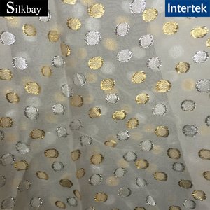 9mm <strong>Silk</strong> Metallic Chiffon <strong>Fabric</strong> Lurex <strong>Fabric</strong> - Product Image 5