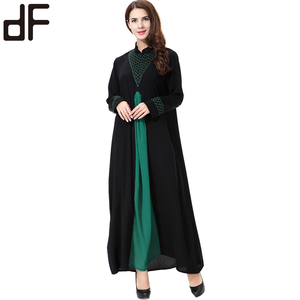 Tessuto per Abaya in Poliestere per <span class=keywords><strong>Donna</strong></span> all'Ingrosso da Jeddah, Malaysia, <span class=keywords><strong>Abbigliamento</strong></span> <span class=keywords><strong>Etnico</strong></span> Musulmano - Product Image 4