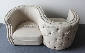 American style unique design pas cher tissu de luxe <span class=keywords><strong>5</strong></span> étoiles hôtel meubles courbés salon canapé canapé, Night <span class=keywords><strong>club</strong></span> canapé - Product Image 2