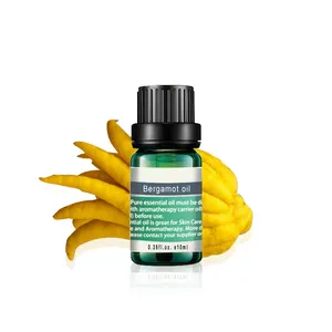 Bergamota aceite 100% puro aceite esencial de bergamota para aromaterapia piel difusor de masaje