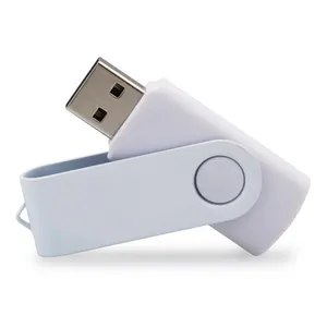 Nhà sản xuất 2GB 4GB 8GB 16GB 32GB Xoay USB Key 2.0 Ổ Đĩa Bút Nhựa USB Flash Drive