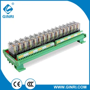 Ginri JR-16L1 5V 12v 24V 110v 220vac 16 canais Módulo do relé