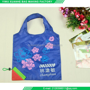 Shopper pieghevole riutilizzabile in poliestere ecologico - Product Image 3