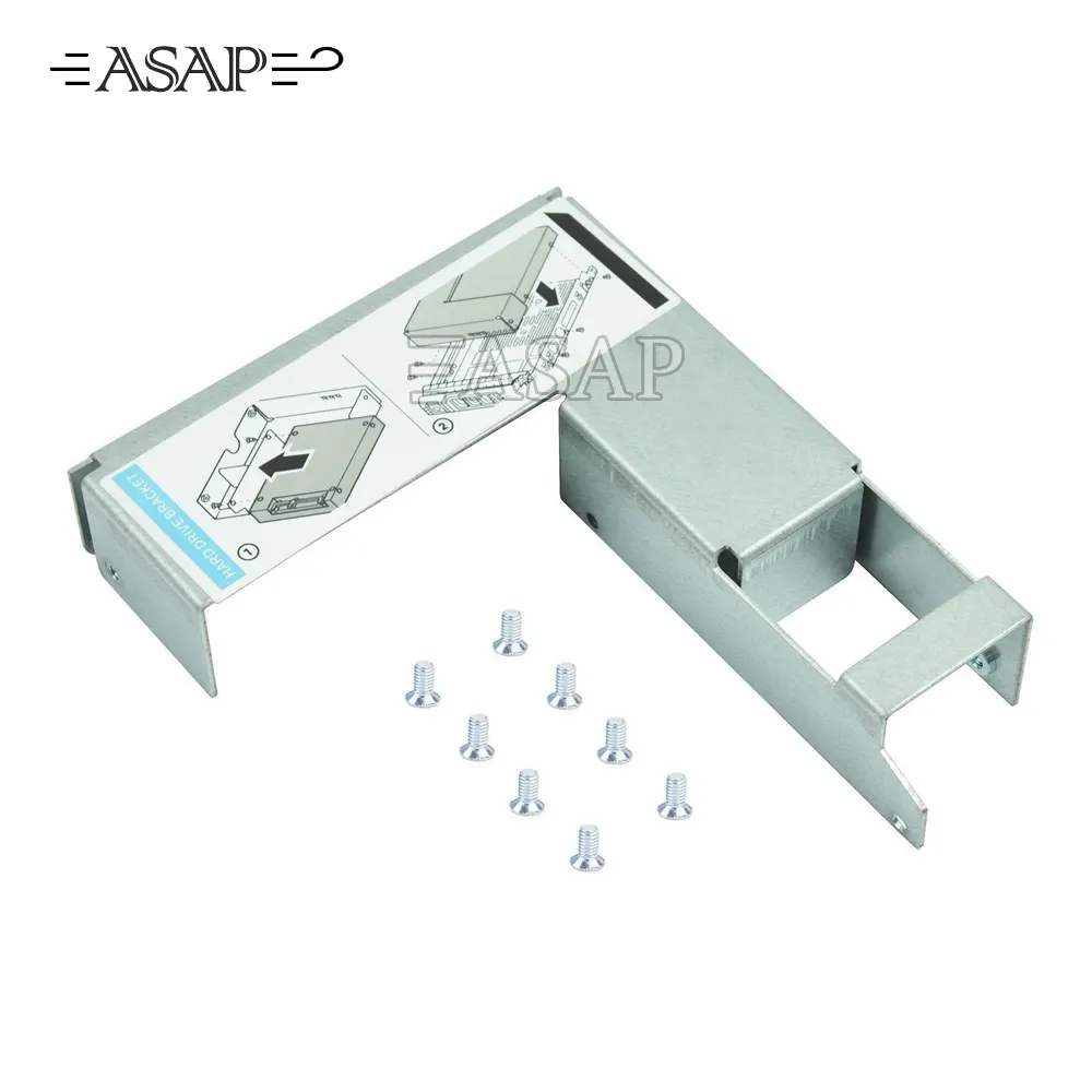 Ersatz 2.5 "9W8C4 SSD Adapter Bracket für 3.5" F238F SAS SATA Hard Drive Caddy