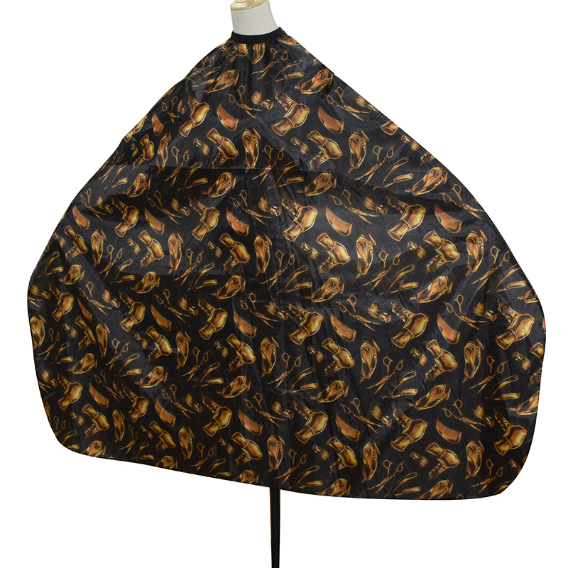 Профессиональные высококачественные парикмахерские накидки из полиэстера, одноразовые накидки для стрижки волос, принимаются Пользовательские Логотипы