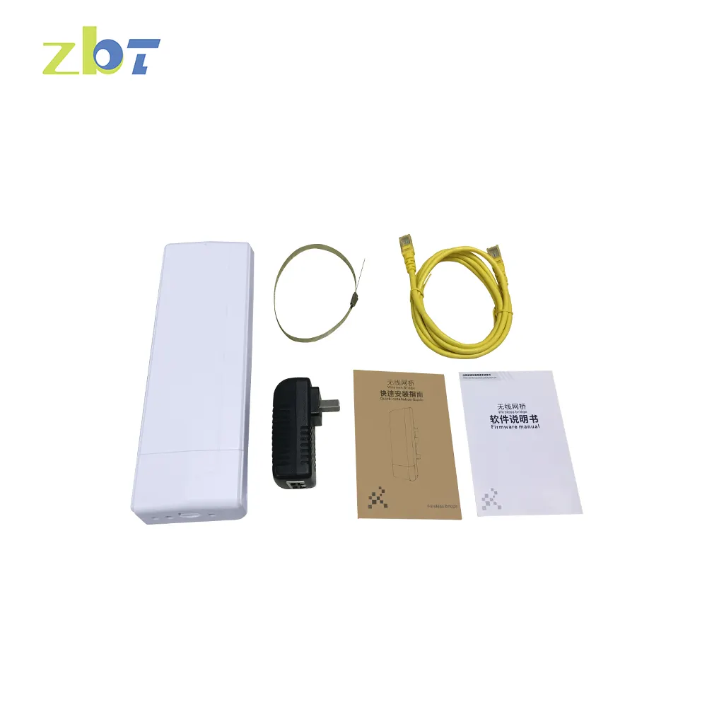 Zbt apg721 2.4ghz cpe ao ar livre sem fio com 1km gama wi-fi