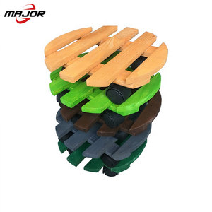High Quality Triangle Transport Platform Wooden Flower Pot <strong>Furniture</strong> Moving Wheel <strong>Dolly</strong> - Product Image 4