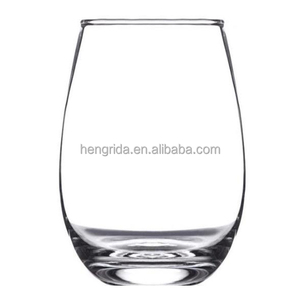 <span class=keywords><strong>21</strong></span> once di vino senza stelo bicchieri trasparenti bicchiere senza piombo cristallo tondo a forma di uovo tazze cerchio dorato personalizzato accetta - Product Image 2