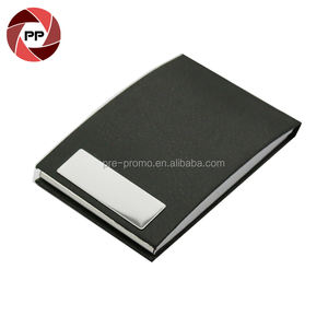 Harga Pabrik Pemegang Kartu Logam Kustom dan PU Kulit Pemegang Kartu Bisnis Dompet Kartu - Product Image 1